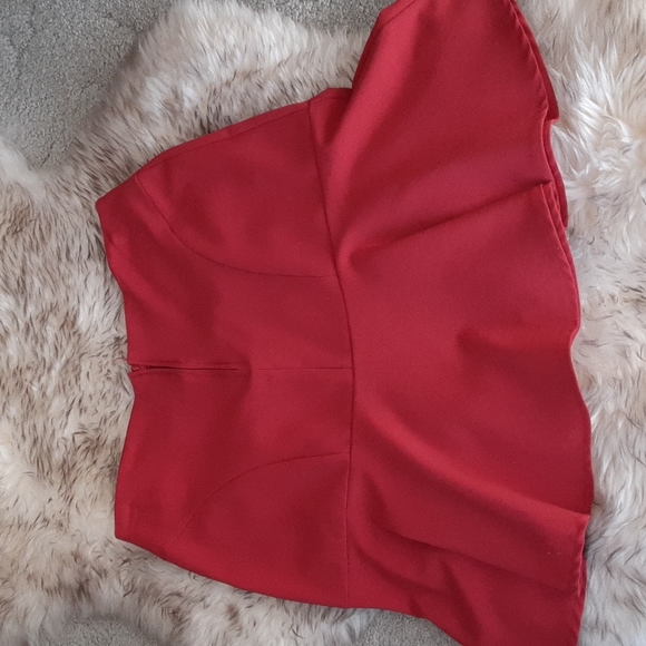 Flirty Red Skirt - Picture 2 of 3